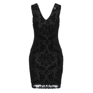 NWT: MANGANO short, tight, little black dress, S/M (2/4/6 US) elegant / party